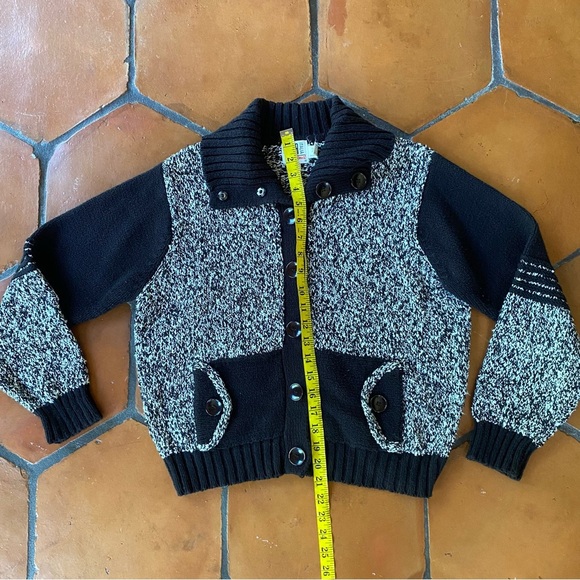 Vintage Fia Italia Handloomed Cardigan Sweater Art To Wear Artsy Womens M 80s - Picture 4 of 5